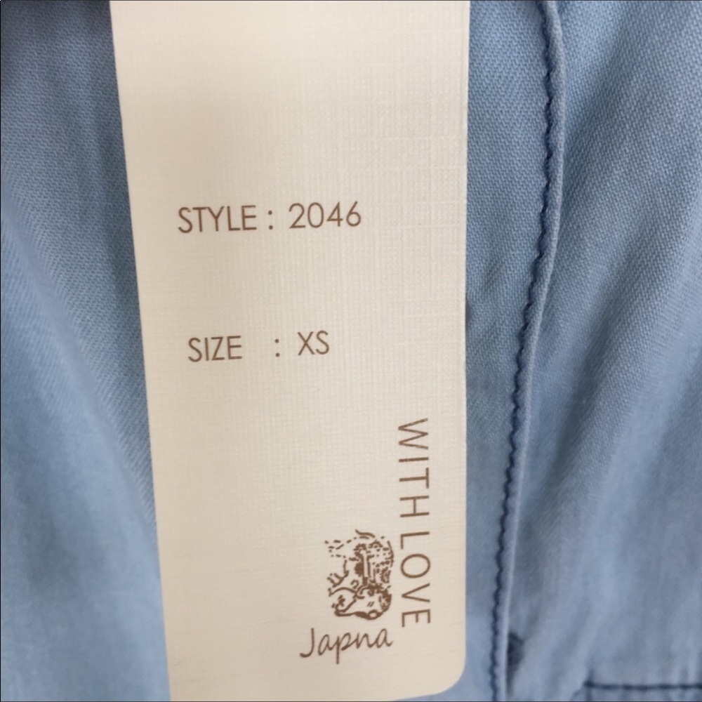 NWT Japna Chambray Snap Tank Size XS - Picture 3 of 8